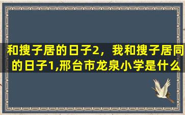 和搜子居的日子2，我和搜子居同的日子1,邢台市龙泉小学是什么性质的学校