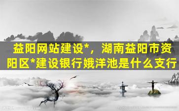 益阳网站建设*，湖南益阳市资阳区*建设银行娥洋池是什么支行
